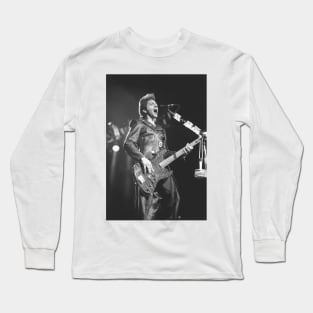 Tico Torres Bon Jovi BW Photograph Long Sleeve T-Shirt